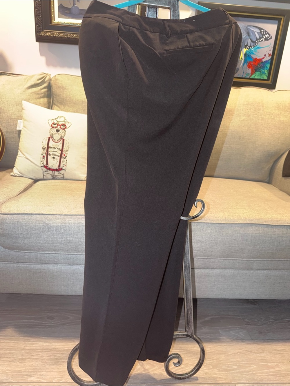 Covington Black Straight-Leg Women's Dress Pants